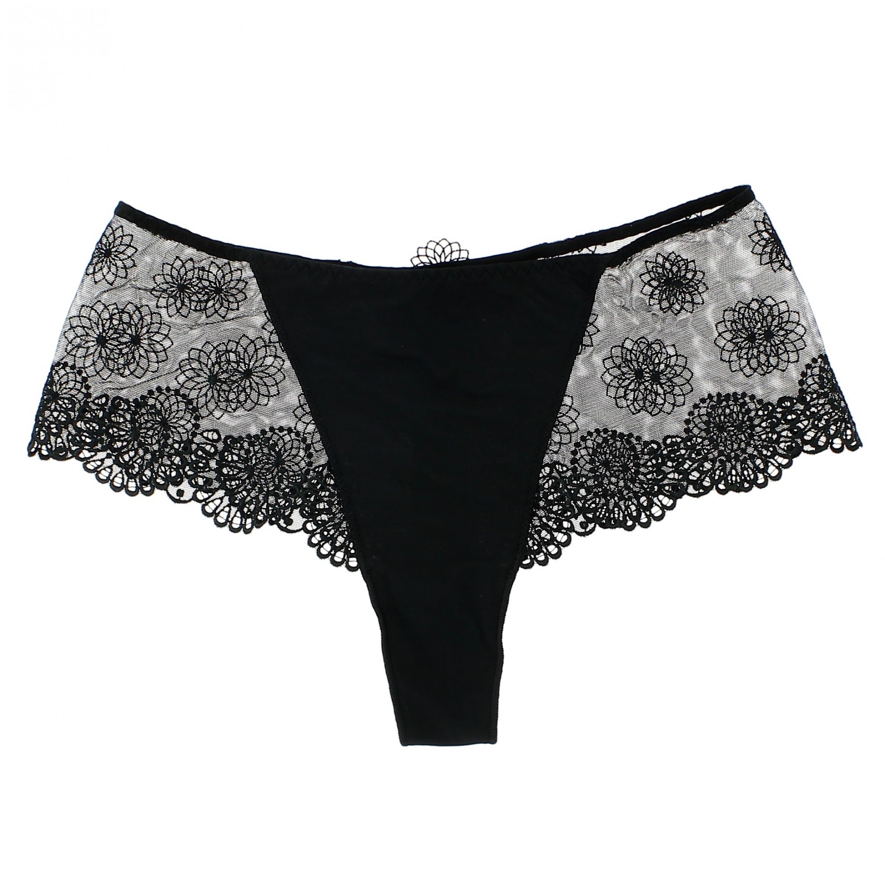 Simone P R Le Shorty Romance Noir Pas Cher Sur Lingerie De