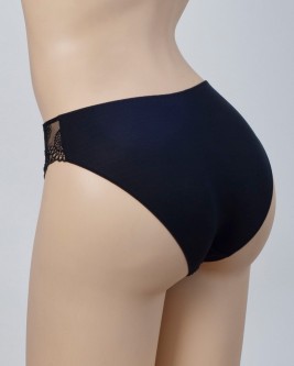 Simone Pérèle slip Romance noir pas cher sur lingerie de marques fr