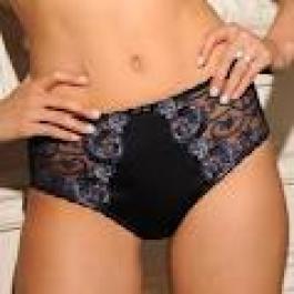 slip maxi romantic desire noir et violet