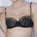 soutien gorge corbeille simone perele merveille noir et peau