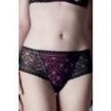 shorty simone perele merveille gris et framboise shorty simone perele merveille gris et framboise