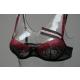 soutien gorge simone perele merveille corbeille gris et framboise