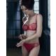 soutien gorge corbeille simone perele bagatelle rouge kiss