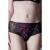 shorty simone perele merveille gris et framboise