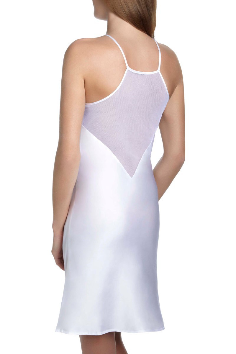 Nuisette soie veritable Simone Perele envol blanche 14c940 ...