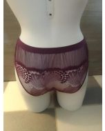 SLIP  implicite attitude en colorie bordeaux. ref 27E770