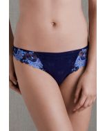 Tanga string Simone Perele wish bleu marine 12B710