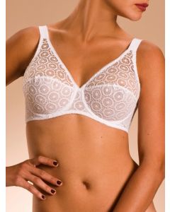 soutien gorge chantelle fete blanc