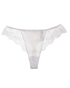 Simone Pérèle string Romance blanc