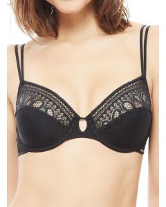 Soutien-gorge avec armatures Infinity Noir Implicite