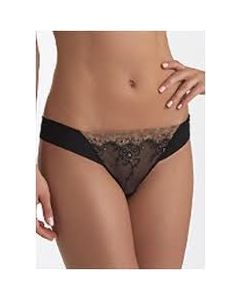 string simone perele merveille noir et peau