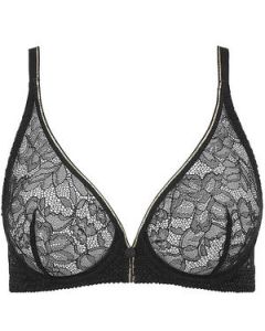 AFTERWORK Soutien-gorge emboîtant décolleté plongeant - Noir 15K319