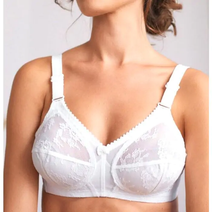 Soutien-gorge Sans Armature Triumph Tendress Cotton - Taille 95C, Blanc - Neuf