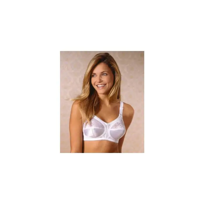 Demi-soutien-gorge Cabriolet Lunaire - Blanc, Taille 34C, 3 Voies, Neuf