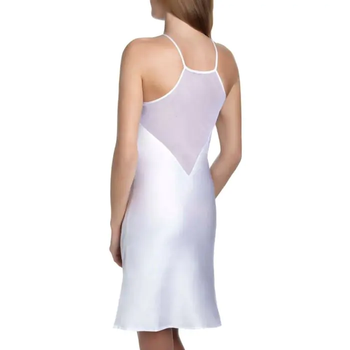 Nuisette Simone Perele Collection Nocturne - Taille 3 - 87% Soie - Réf. 17F940 - Neuf Avec Étiquettes