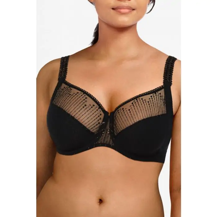 SOUTIEN-GORGE ARMATURES TRÈS ENVELOPPANT CHANTELLE LUMINESCE NOIR