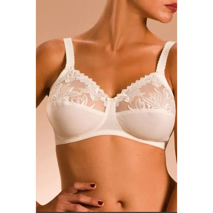 Soutien-gorge Sans Armature Sassa 12100 - Dentelle Souple 90-105 A-C - Neuf Avec étiquettes